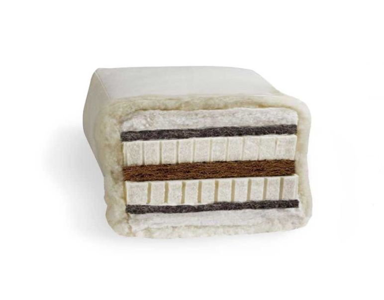 (N630) Biofuton DW 6.1 mit Rand und Wendegriffe, 200x200cm