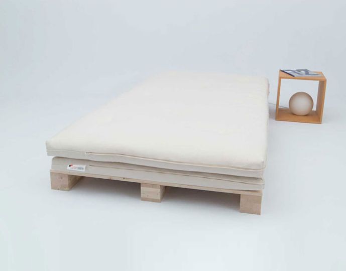 Paletten Bett, Möbel-Palette